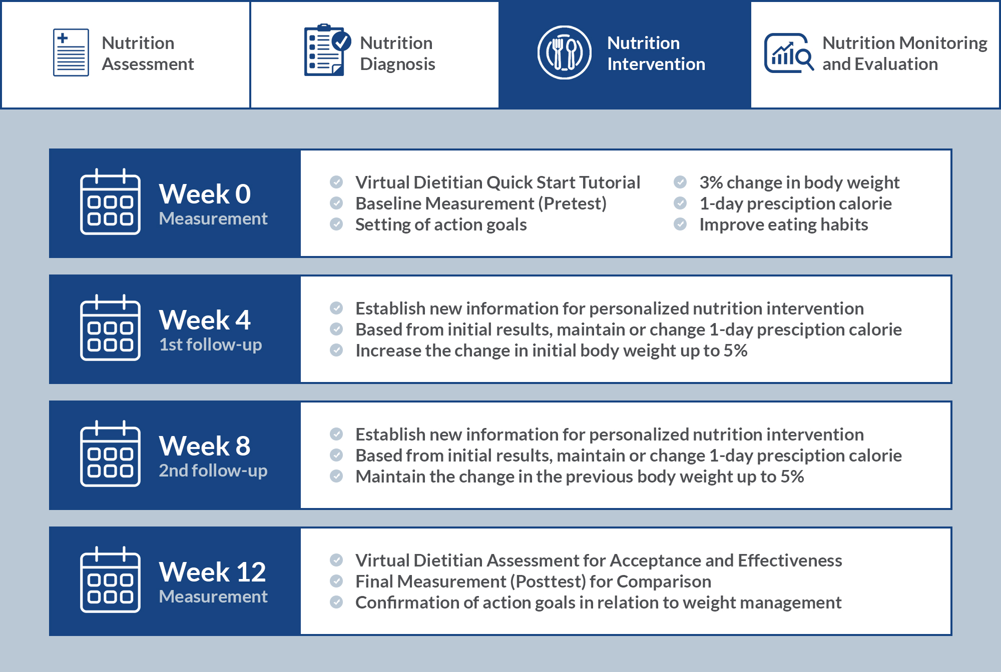 Sample Nutrition Intervention Protocol generated by the Virtual Dietitian Application